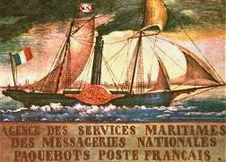 Agence des services maritimes des messageries nationales - Paquebots Poste Français