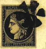 Les oblitération de janvier 1849