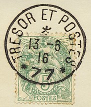 Les secteurs postaux - Timbre à date au type 04