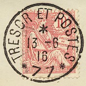 Les secteurs postaux - Timbre à date au type 04