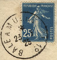 Timbre à date des ambulants de nuit