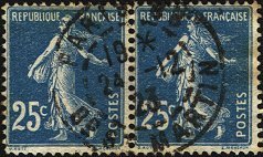 Timbre à date au type 01 ou A3c