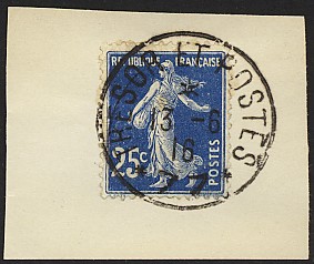 Les secteurs postaux - Timbre à date au type 04