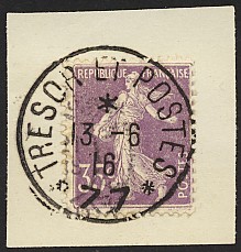 Les secteurs postaux - Timbre à date au type 04