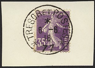 Les secteurs postaux - Timbre à date au type 04