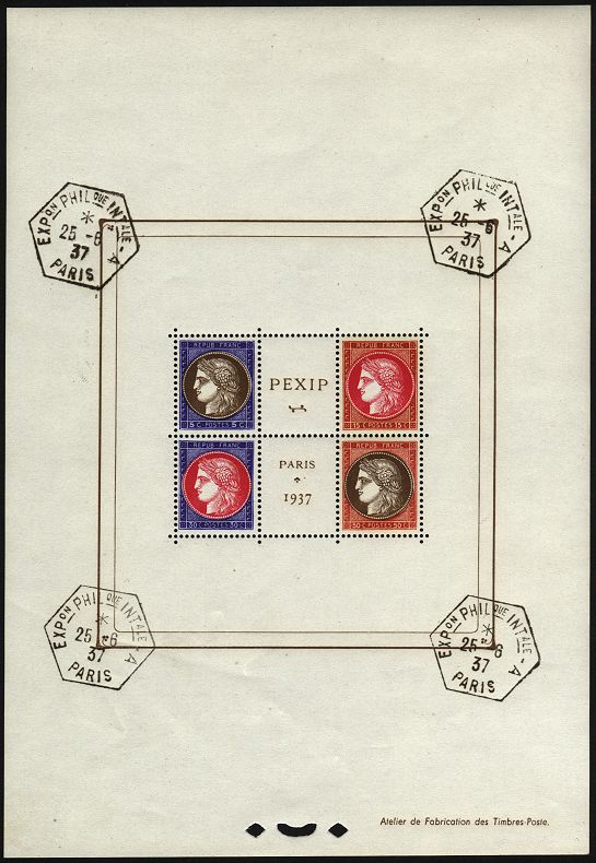 Exposition philatélique de Paris