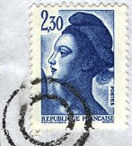 Timbre poste annulés en SUISSE par la cible
