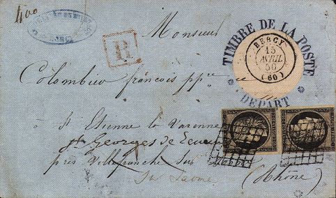 Marque encadrée des recommandés