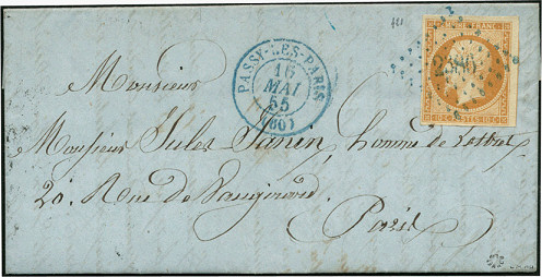 Timbre à date au type 15