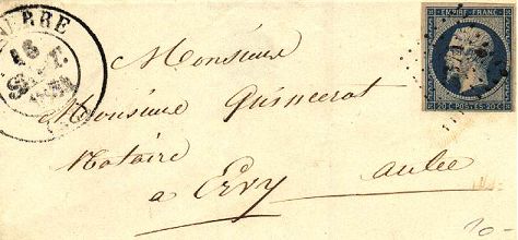 Timbre à date au type 13