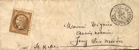 Timbre à date au type 15