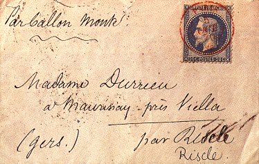 Le timbre à date avec mention : PARIS SC