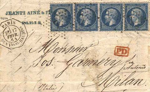 Timbre à date octogonal des levées exceptionnelles