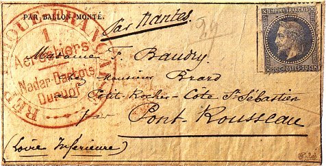 Les timbres des aéronautes avec mention  : REPUBLIQUE FRANCAISE DARTOIS & YVON AERONAUTES DU GOUVERNEMENT