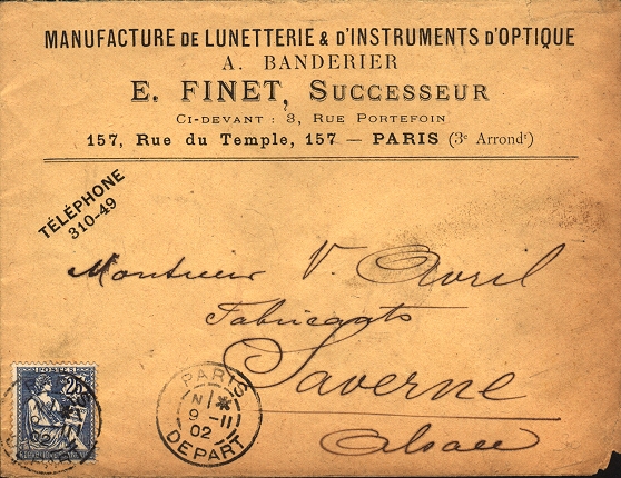 Timbre à date au type 84 avec levée de nuit