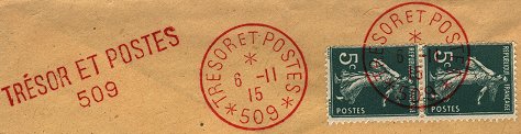 Les secteurs postaux - Timbre à date au type 04