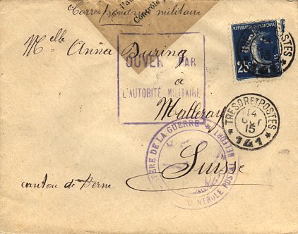 Les secteurs postaux - Timbre à date double cercle