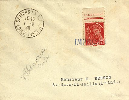 Griffe des imprimés