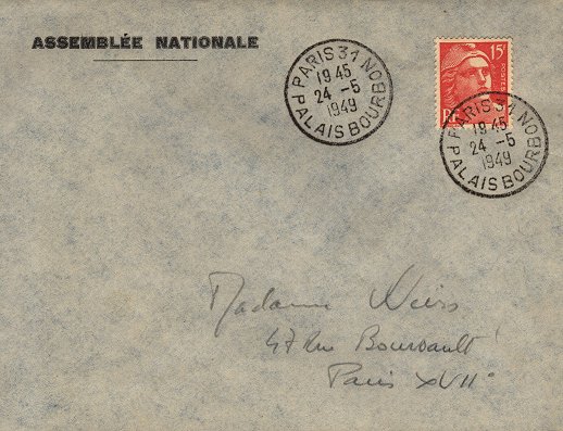Timbre à date au type 04 ou type A6 avec millésime sur 4 chiffres