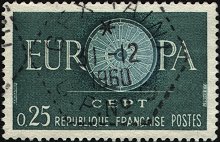 Timbre à date de la poste rurale automobile au type G9