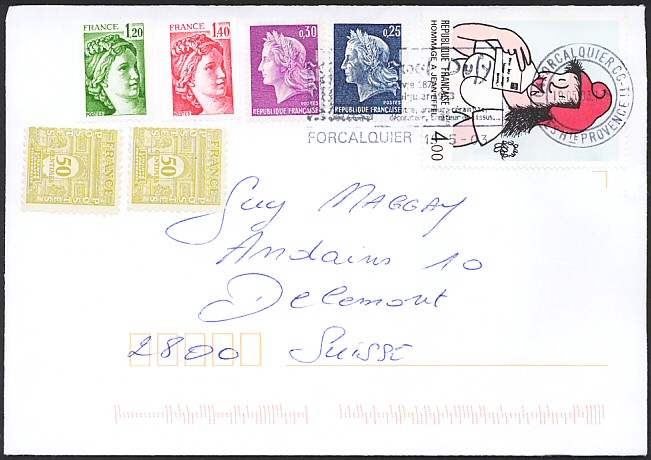 Les timbres à date des oblitérations mécaniques - Timbre à date avec mention CCT1