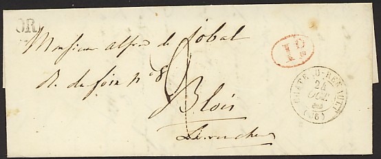 Timbre à date au type 15