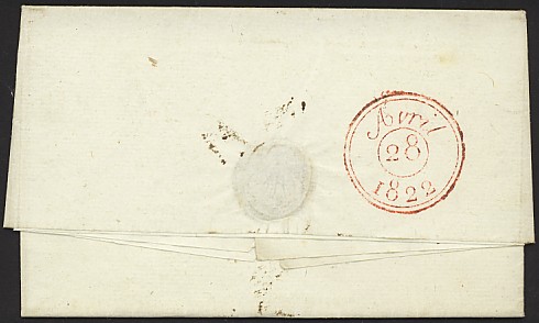 Timbre à date à 3 cercles
