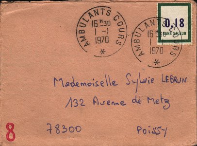 Timbre à date des centres d'instruction
