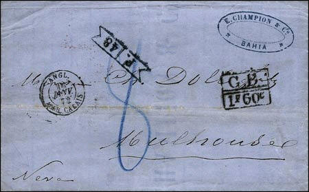 Marque accessoire rectangulaire avec mention : F. 48