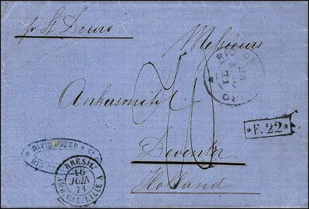Marque accessoire rectangulaire avec mention  * F. ,numéro et *