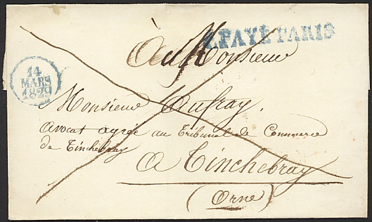Port payé - Les timbres linéaires