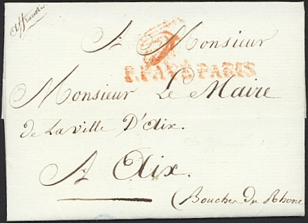 Port payé - Les timbres linéaires