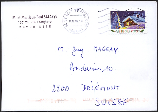 Les timbres à date des oblitérations mécaniques - Timbre à date avec mention CDIS