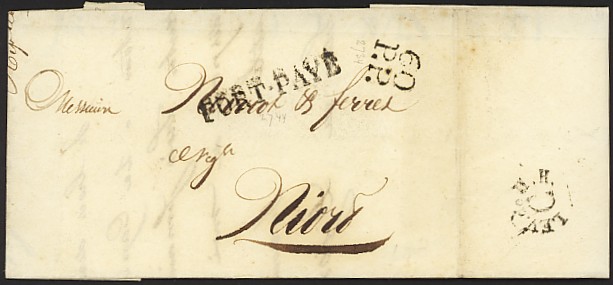 Port payé - Les timbres linéaires