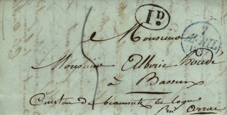Timbre à date au type a