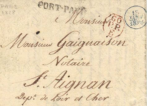 Timbre à date au type a