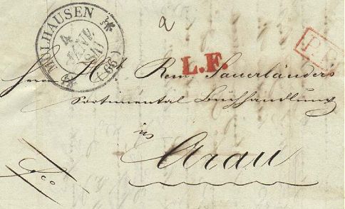 Timbre à date au type 12