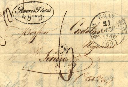 Timbre à date au type 11