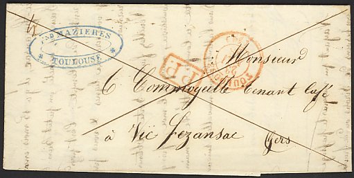 Timbre à date au type 15