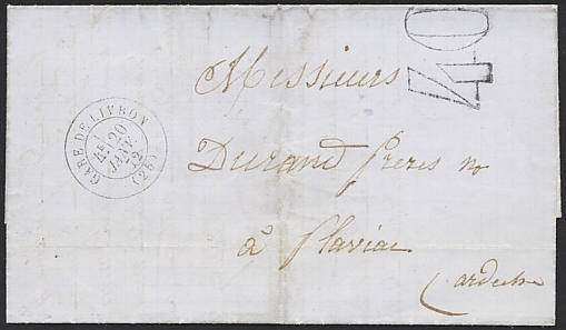Timbres taxe double traits 40c