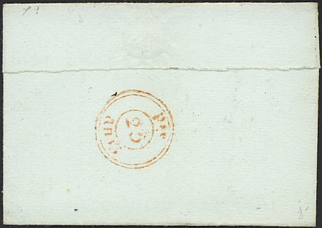 Timbre à date type I de 1802