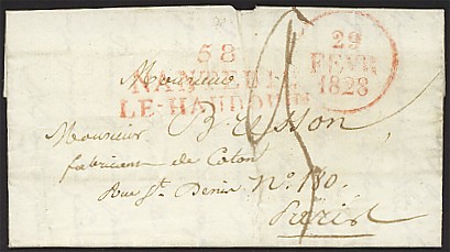 Timbre à date au type a