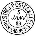 MINISTRE D. POSTES & D. TELS / . CABINET . /