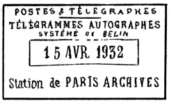 POSTES & TELEGRAPHES / TELEGRAMMES AUTOGRAPHES /
