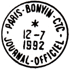 PARIS-BONVIN-CTC / - JOURNAL-OFFICIEL - /