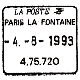 LA POSTE / PARIS LA FONTAINE