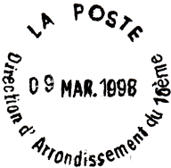 LA POSTE / DIRECTION D'ARRONDISSEMENT DU 16 EME / 