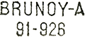 Marque postale linéaire indicatif du bureau avec nom de ville, numéro de bureau auxiliaire et numéro (2 premiers chiffres = département) /