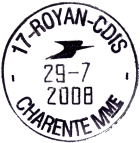 Timbre à date avec logo de la Poste et mention : CDIS (Centre De Distribution) /