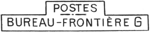 Les bureaux frontières /